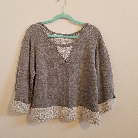 Vintage Havana  Top Small Boxy French Terry Weekend Comfy - Picture 4 of 7